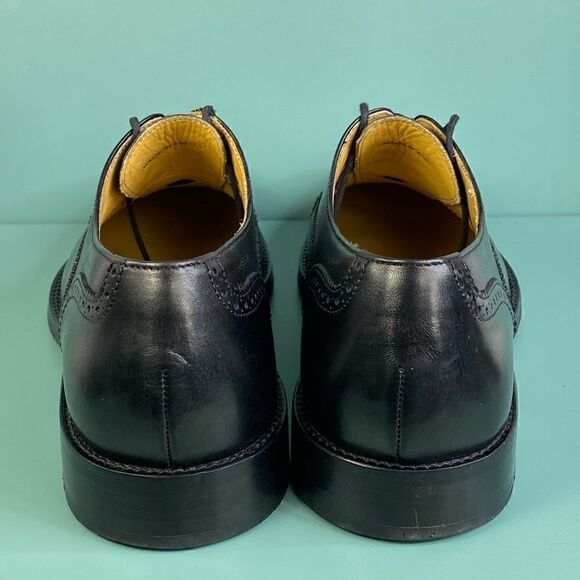 Daniel Cremieux Black Leather Oxford men dress shoes  size 8.5 main image 8